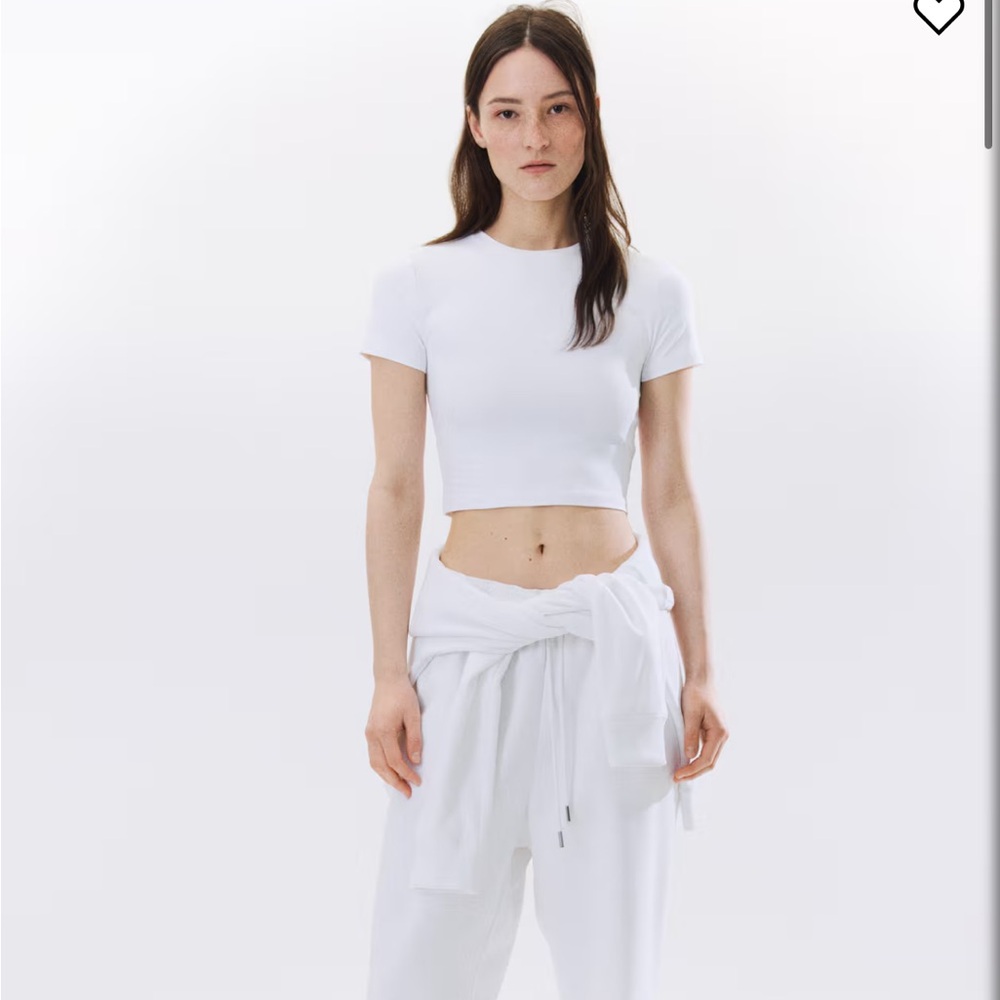 Classic White Crop T-Shirt